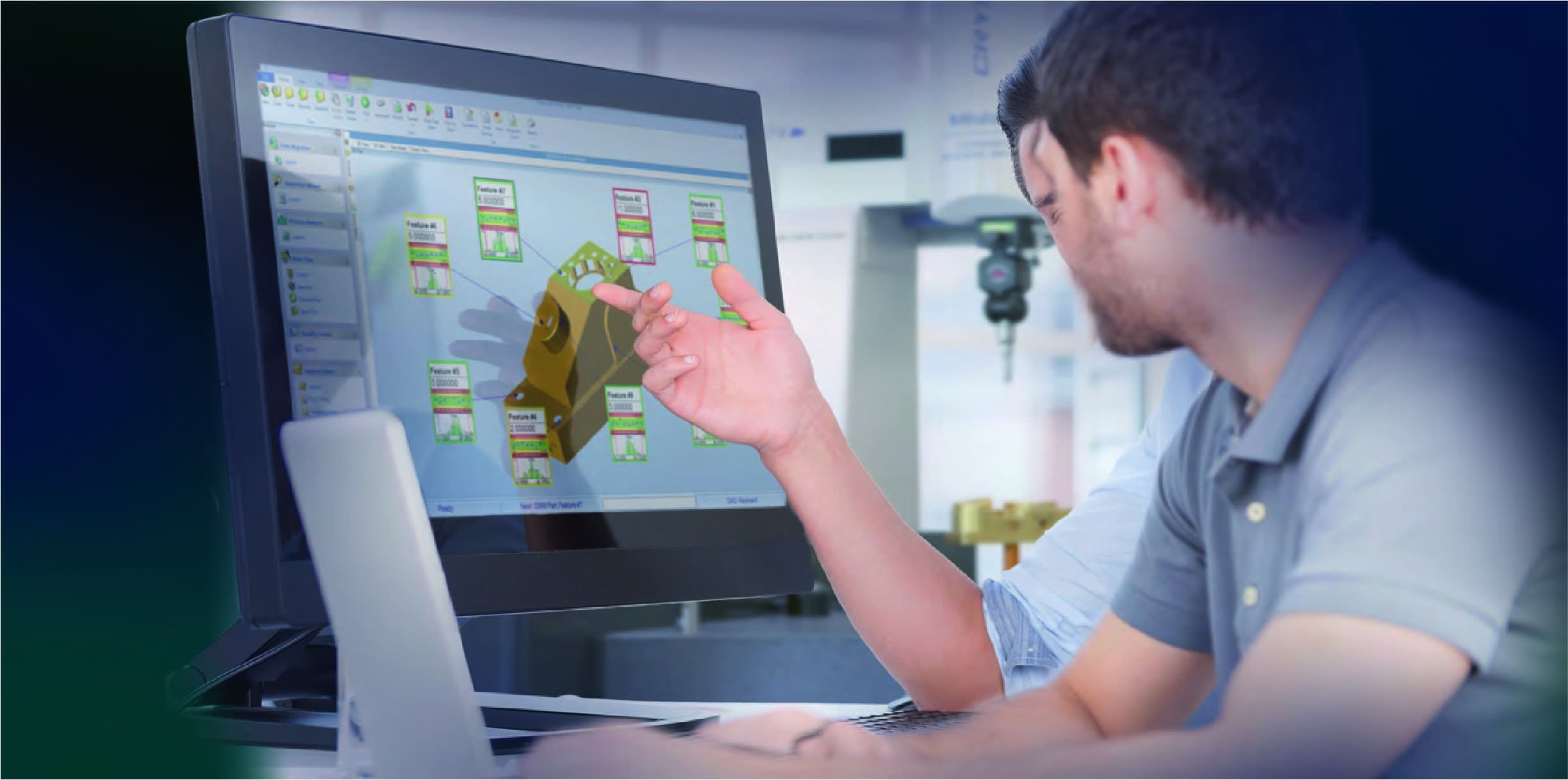 Control and Reduce Production Error with Measurement Data Network System