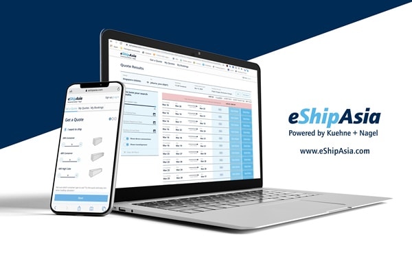 คูห์เน่ พลัส นาเกิ้ล เปิดตัว eShipAsia.com เพื่อตอบโจทย์ความต้องการการขนส่งในภูมิภาคเอเชีย คูห์เน่ พลัส นาเกิ้ล เปิดตัว eShipAsia.com เพื่อตอบโจทย์ความต้องการการขนส่งในภูมิภาคเอเชีย