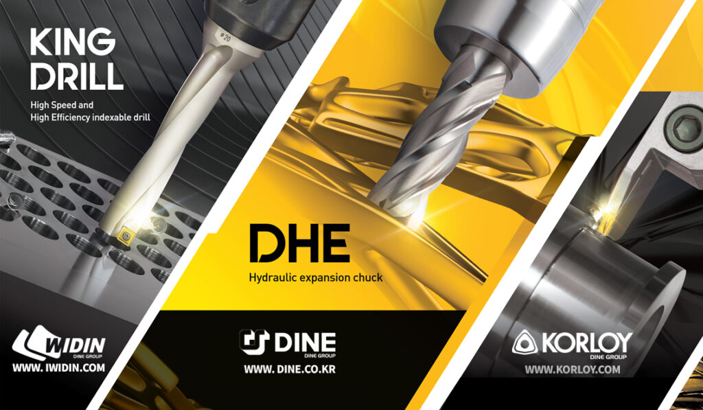 DINE : อันดับหนึ่งของ Tooling system ในเกาหลี , KORLOY & WIDIN