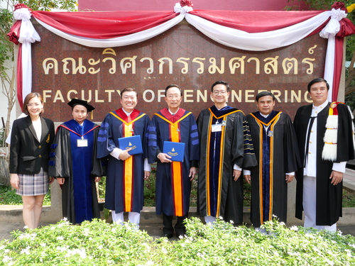 The Council of Ramkhamhaeng University approved an honorary doctorate degree to the President of Sumipol