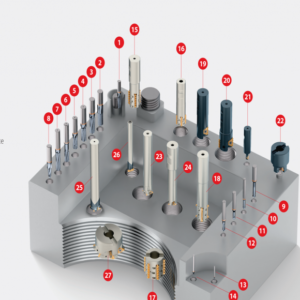 โซลูชันการกัดเกลียว (Thread Milling Tools) ของ Vargus