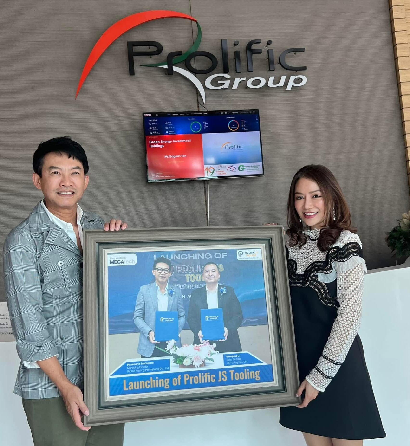 Mr. Mr. Phummarin Sosrisakorn - Managing Director of Prolific Heating International Co.,Ltd (PH) and Ms. Khemruji Pruankaewmanee - Managing Director of MEGATech Thailand