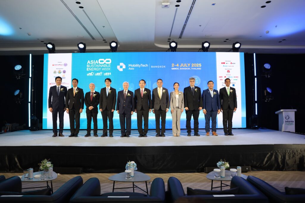 เปิดแล้ว งานมหกรรมพลังงานยั่งยืนแห่งเอเชีย “ASIA Sustainable Energy Week 2025” หนุนไทยก้าวสู่ศูนย์กลางพลังงานสะอาดของภูมิภาค