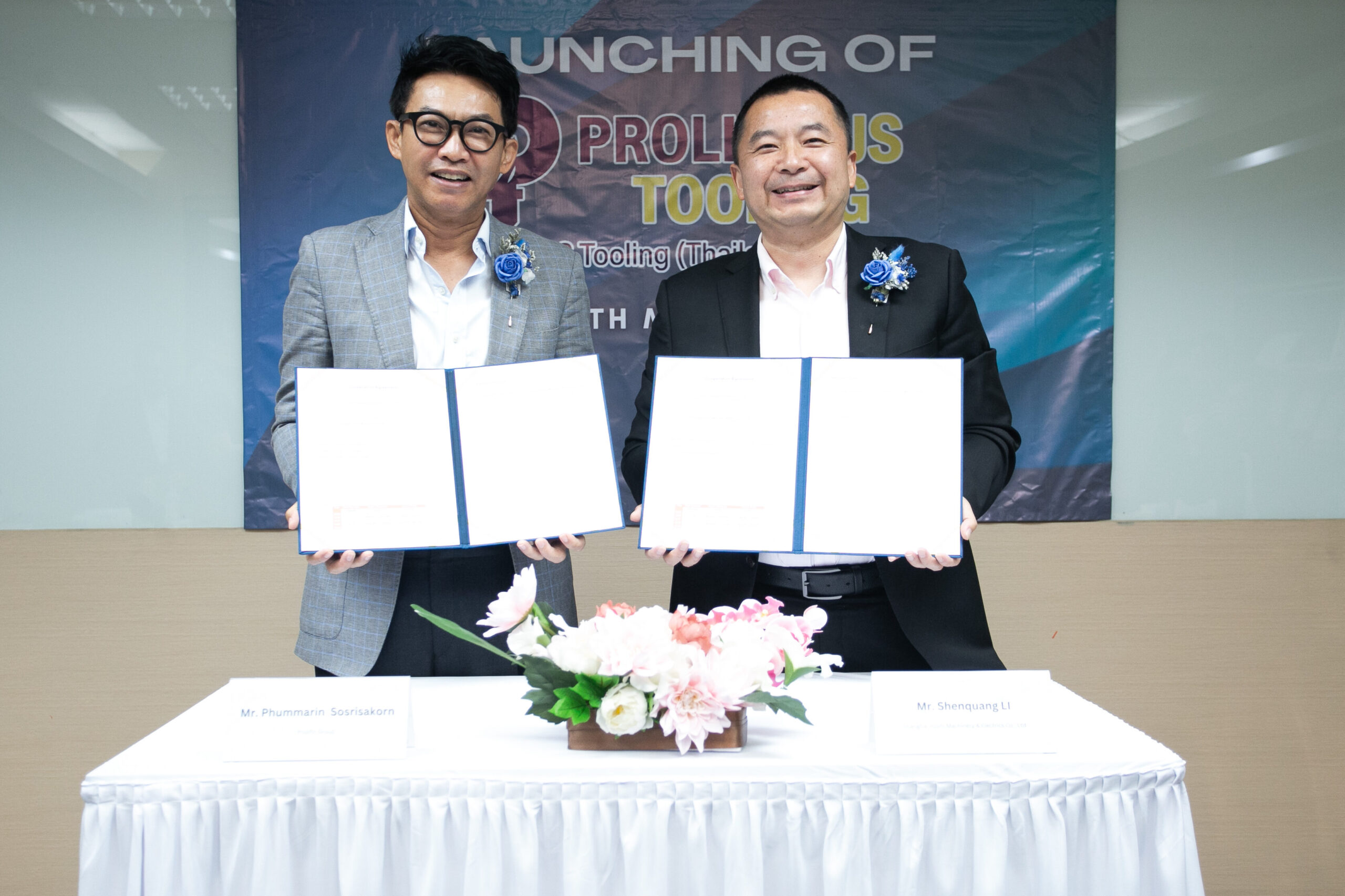 Mr. Phummarin Sosrisakorn - Managing Director of Prolific Heating International Co.,Ltd (PHI) and Mr Shenqiang Li - Director of Sales at JS Tooling 1