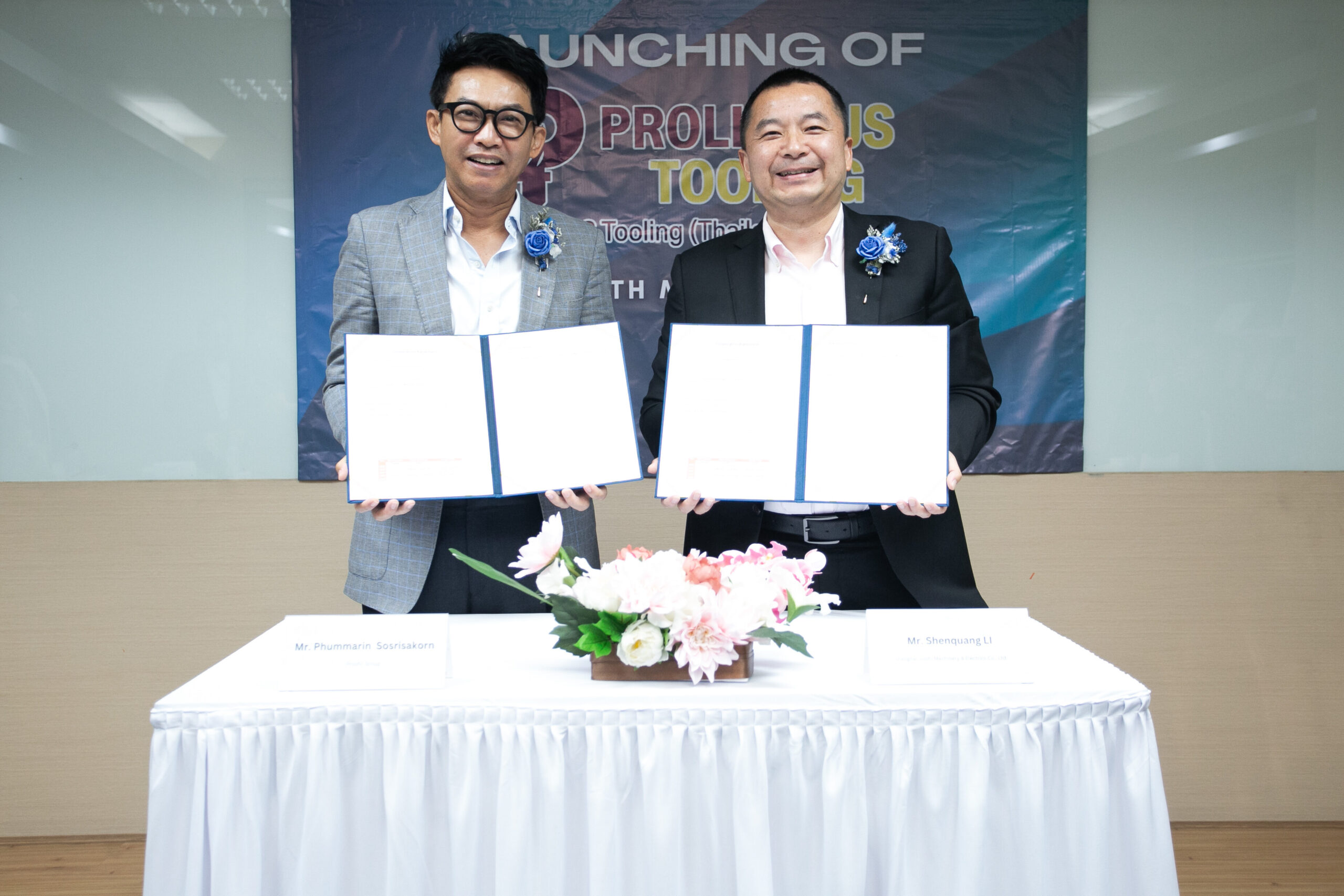 Mr. Phummarin Sosrisakorn - Managing Director of Prolific Heating International Co.,Ltd (PHI) and Mr Shenqiang Li - Director of Sales at JS Tooling 1