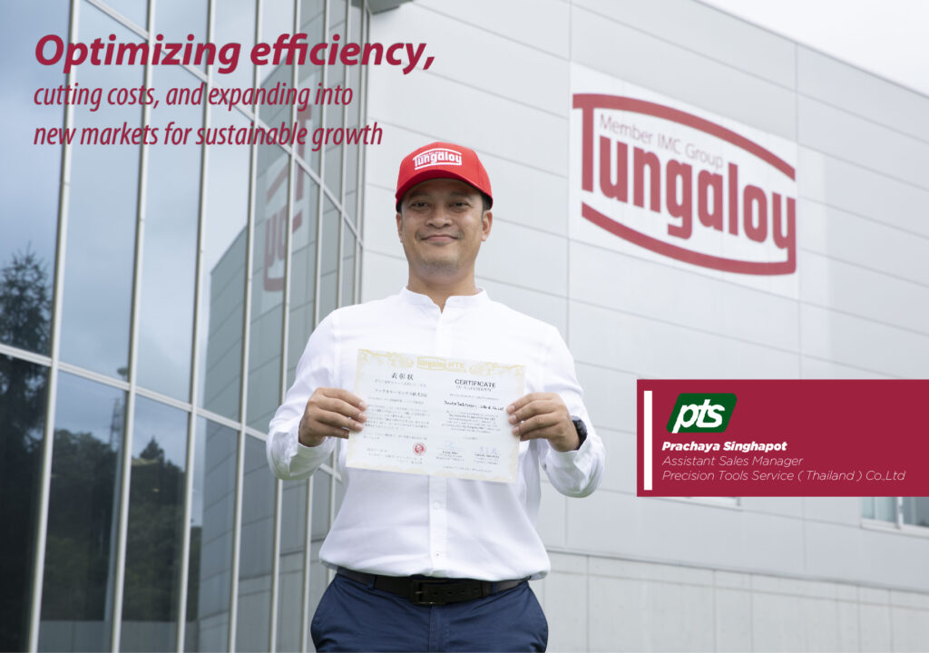 Prachaya Singhapot ( ปรัชญา สิงหโภชน์ ) Assistant Sales Manager of Precision Tools Service ( Thailand ) Co., Ltd. tungaloy dealer seminar 2025 , Tungaloy Dealer seminar 2025 , Tungaloy Asia seminar 2025 , Tungaloy Thailand , Tungaloy-NTK , Tungaloy-NTK Thailand