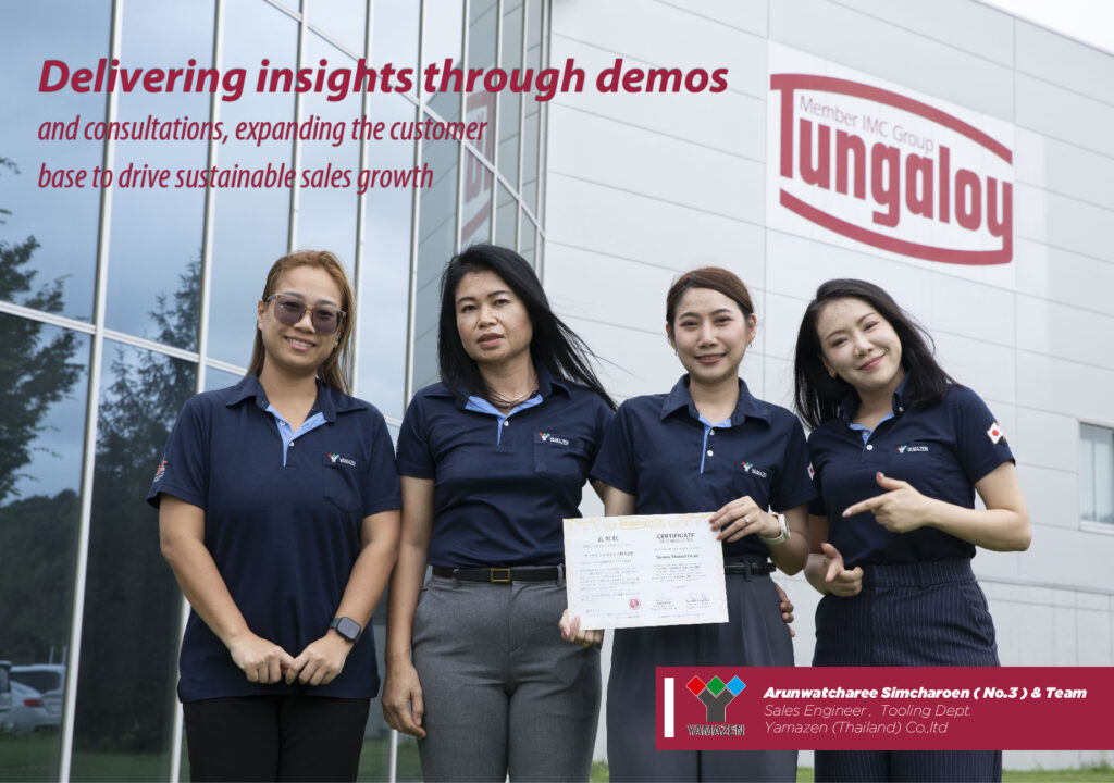 Arunwatcharee Simcharoen                                                                                                                    Sales Engineer ,  Tooling Dept. of Yamazen (Thailand) Co., Ltd. (No.3), Tungaloy-NTK Dealer seminar 2025, Dealer Seminar, Tungaloy-NTK Asia Seminar 2025, Tungaloy-NTK Thailand