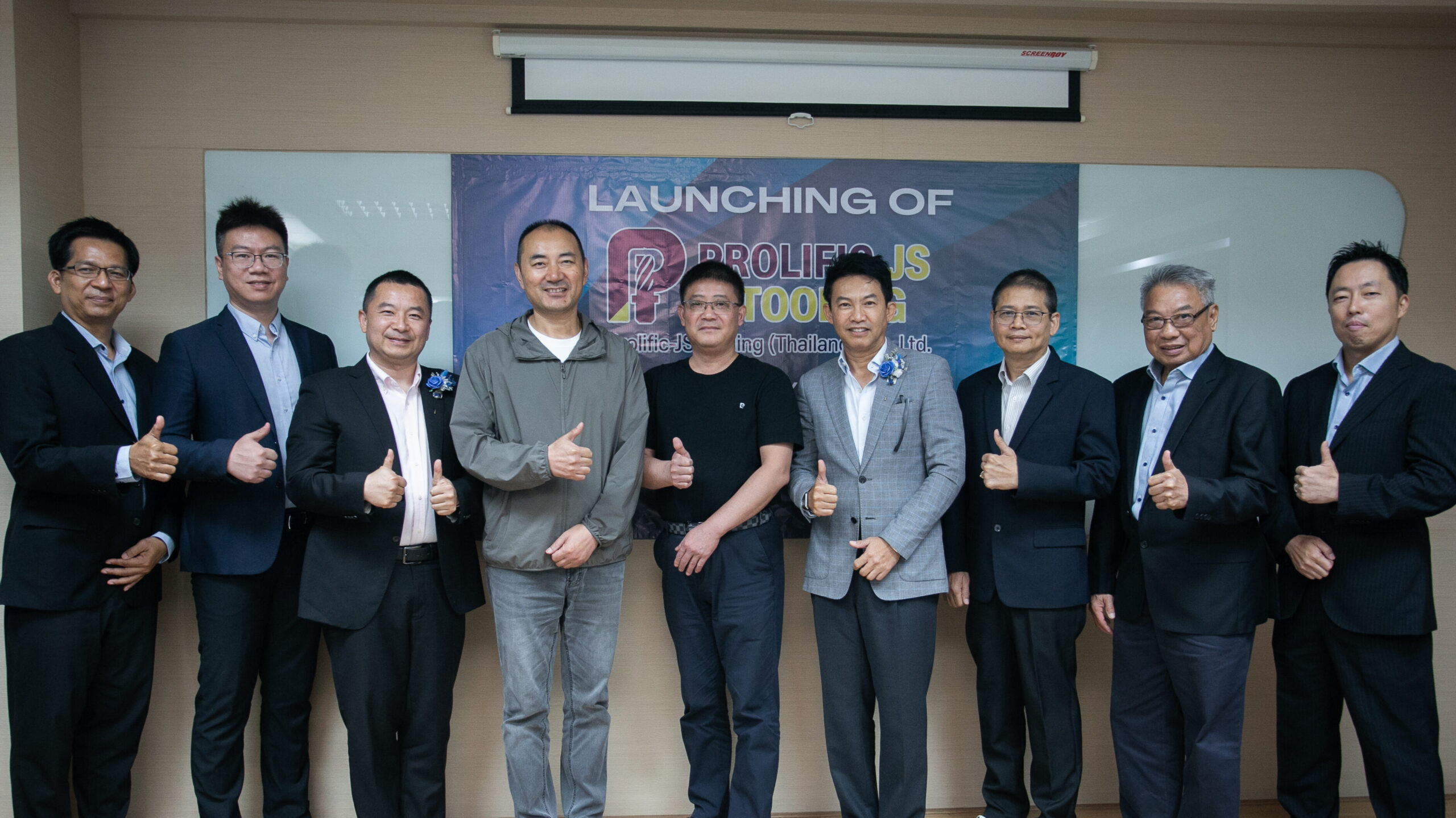 Mr. Phummarin Sosrisakorn - Managing Director of Prolific Heating International Co.,Ltd (PHI) and Mr Shenqiang Li - Director of Sales at JS Tooling 3