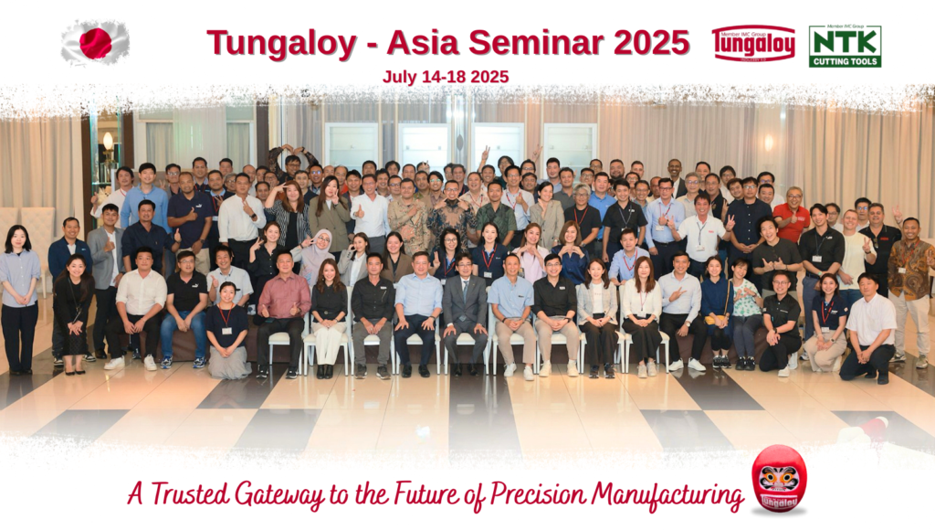 Tungaloy Asia Seminar 2025 เจาะลึก Factory Tour เบื้องหลังนวัตกรรม! เปิดประสบการณ์สุดล้ำกับสายการผลิต Cutting Tools ระดับโลกที่ขับเคลื่อนอุตสาหกรรมสู่อนาคตอย่างมั่นคงและทรงพลัง