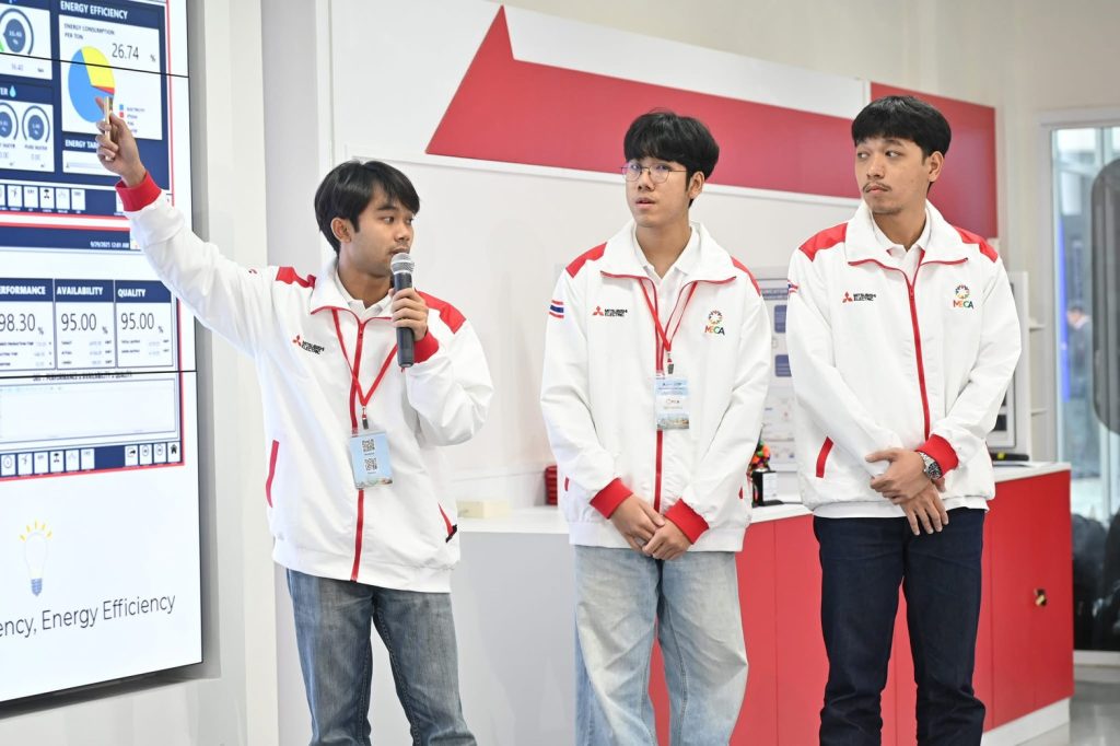 นักศึกษานำเสนอโซลูชันลดการปล่อยคาร์บอนในอุตสาหกรรมไทย มิตซูบิชิ MECA Thailand 2025 3