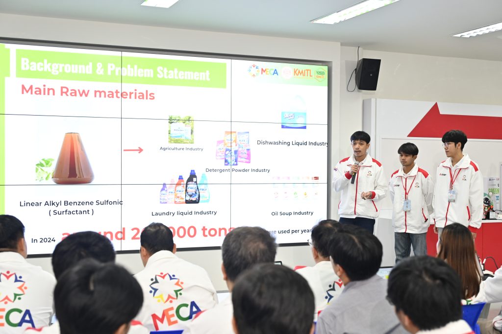 นักศึกษานำเสนอโซลูชันลดการปล่อยคาร์บอนในอุตสาหกรรมไทย มิตซูบิชิ MECA Thailand 2025