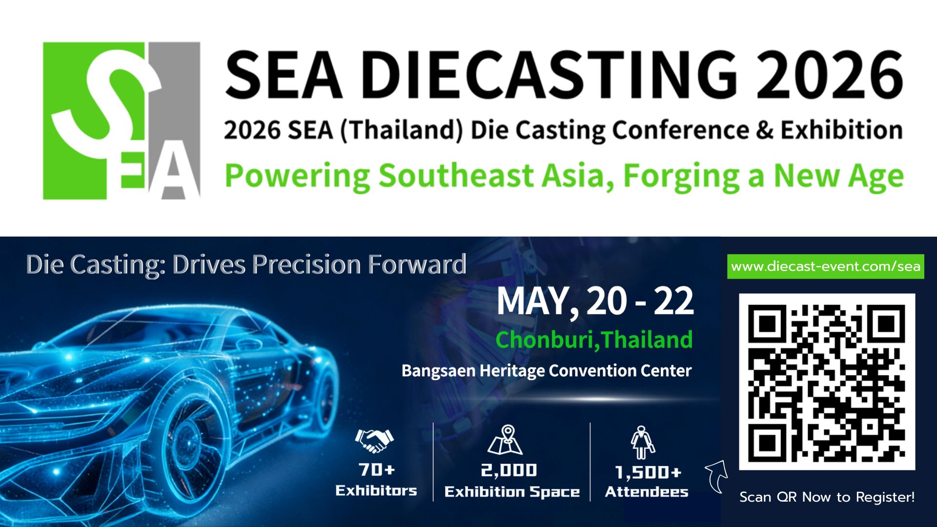 SEA DIECASTING 2026: The Key Platform to Forge Southeast Asia's Die Casting Future