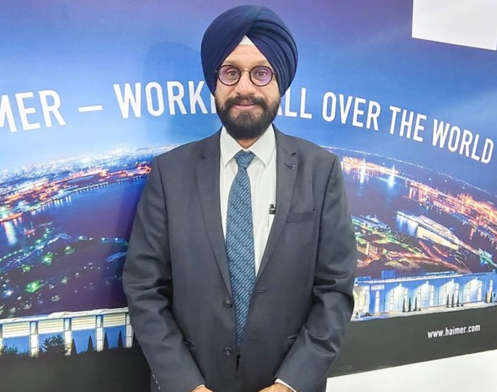 Mr. Amolak Preet Singh
Managing Director India, South East Asia, ANZ & UK Haimer