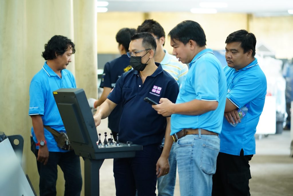 สาธิตเครื่องไฟเบอร์เลเซอร์ WinTery ตัดโลหะ