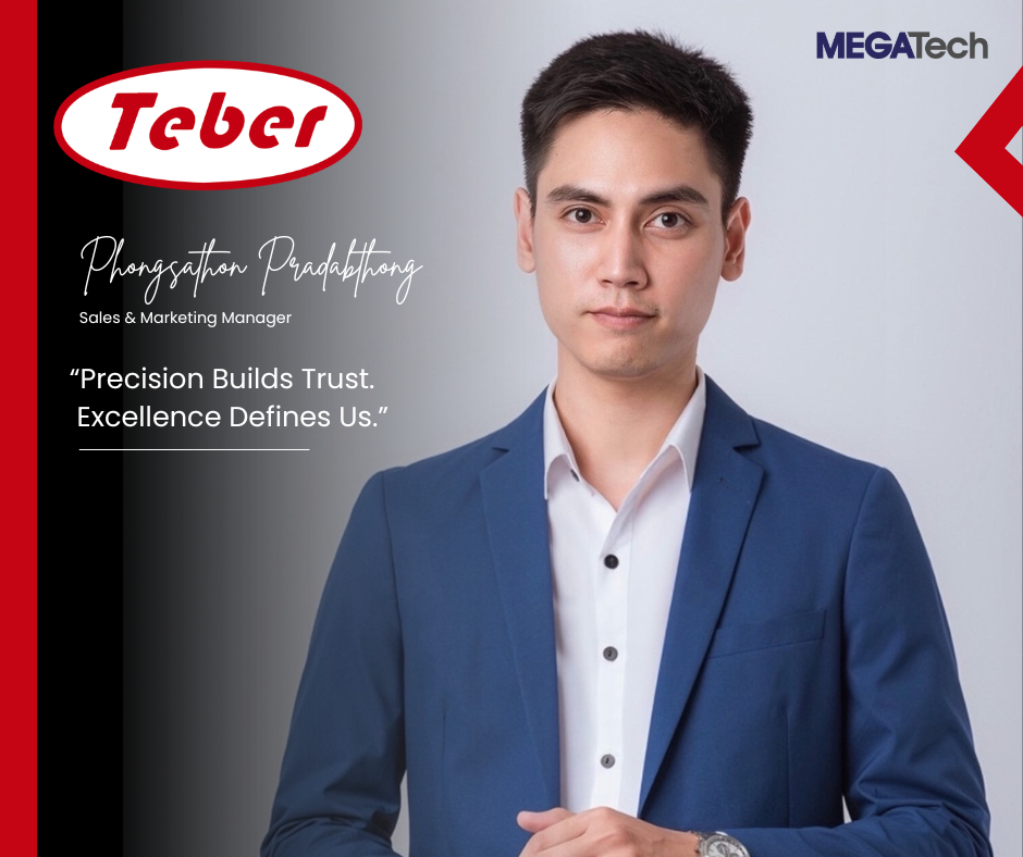 Phongsathon Pradabthong, Teber (Thailand) Co., Ltd., Sales Marketing Manager, Mr.Tang Yongbin, General Manager, Teber (China) Co., Ltd., Teber, Teber เครื่องเจียรกลม CNC, 