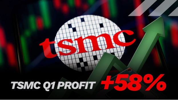 TSMC ไตรมาสแรกกำไรพุ่ง 58% สูงกว่าที่คาดการณ์ จากความต้องการชิป AI ที่หนุนการเติบโตเป็นประวัติการณ์