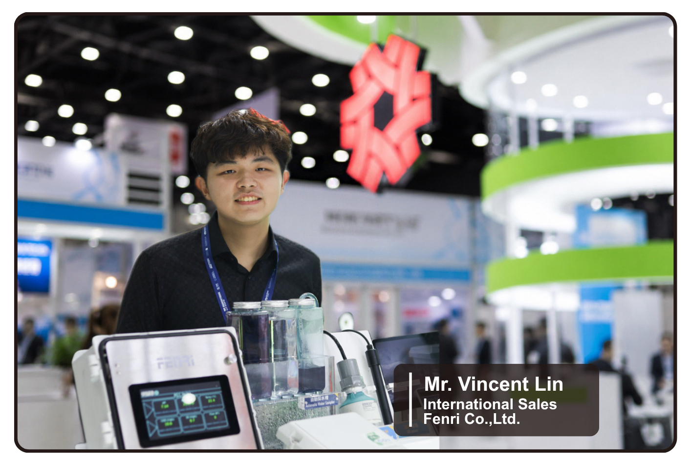 Mr. Vincent Lin, International Sales บริษัท Fenri Co., Ltd. Taiwan Excellence 2026 Manufacturing Expo 2026 Nepcon Thailand Intermold Thailand 