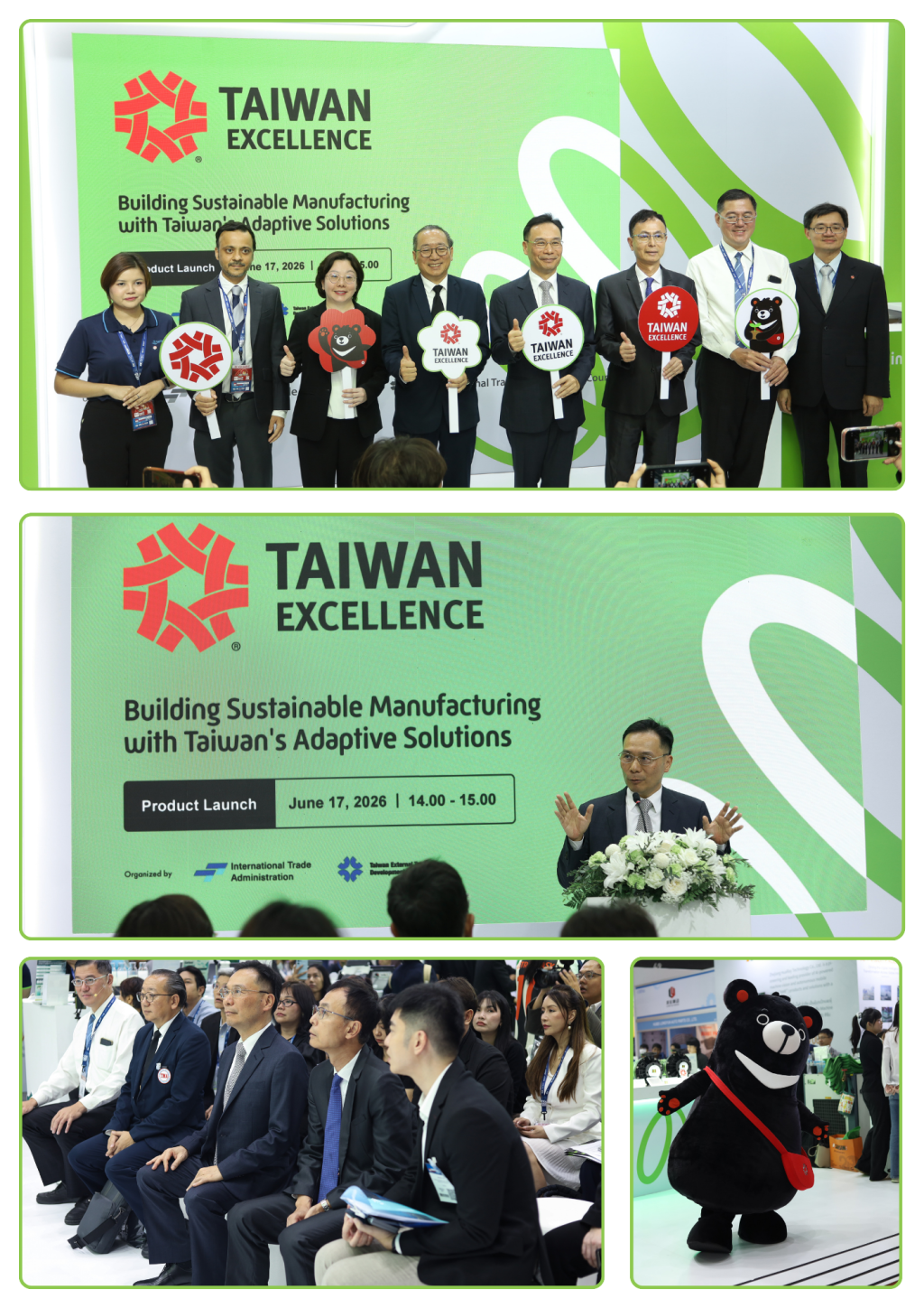 Taiwan Excellence 2026 โชว์นวัตกรรมอุตสาหกรรม ขับเคลื่อน Smart Manufacturing สู่ความยั่งยืน Manufacturing Expo 2026 Nepcon Thailand Intermold Thailand 