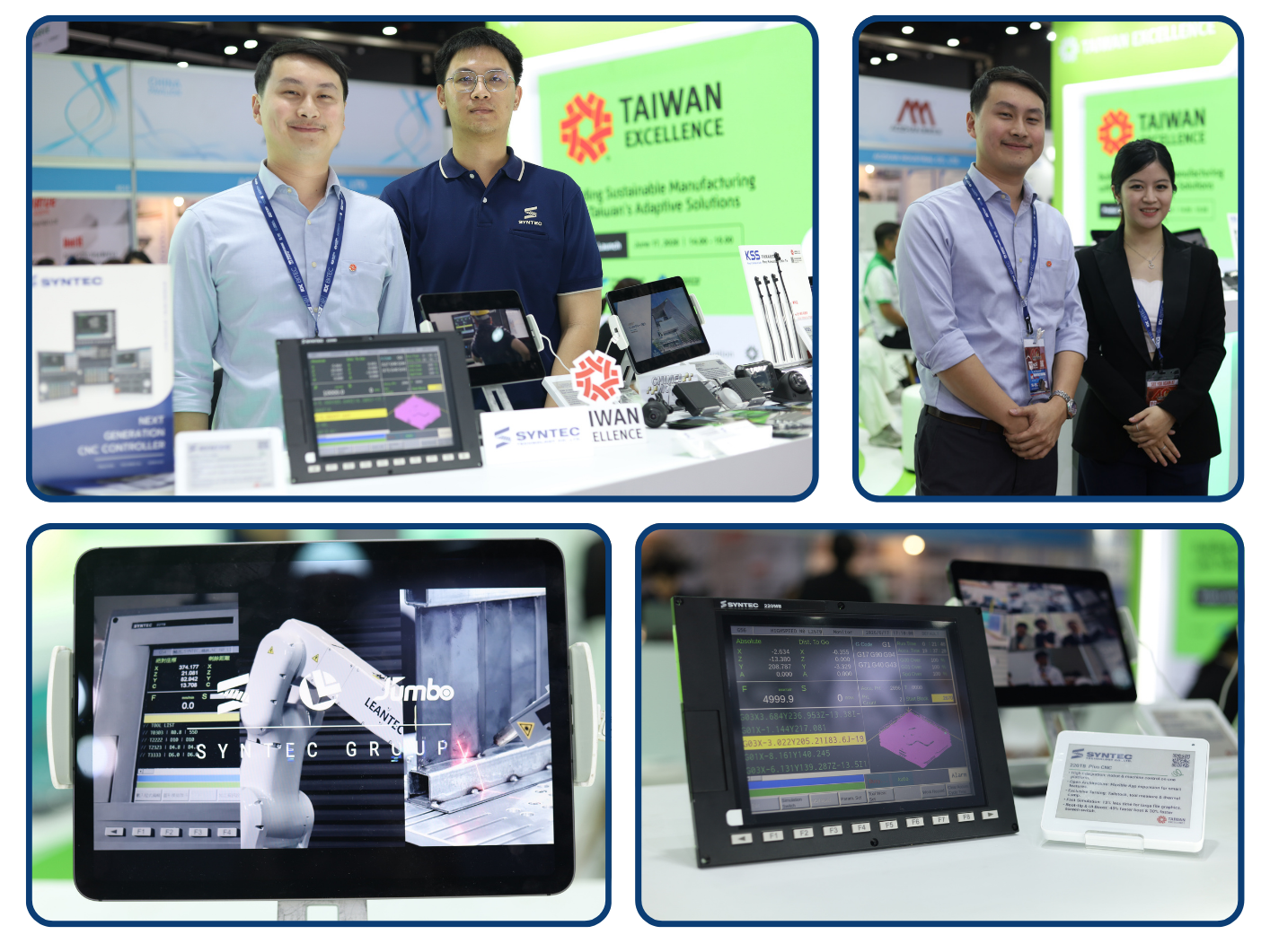 Taiwan Excellence 2026 บริษัท SYNTEC Technology (Thailand) Co., Ltd. 220TB+ CNC Controller 
Manufacturing Expo 2026 Nepcon Thailand Intermold Thailand 