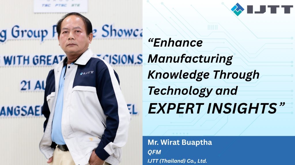 คุณวิรัตน์ บุบพทา , QFM of IJTT (Thailand) Co., Ltd