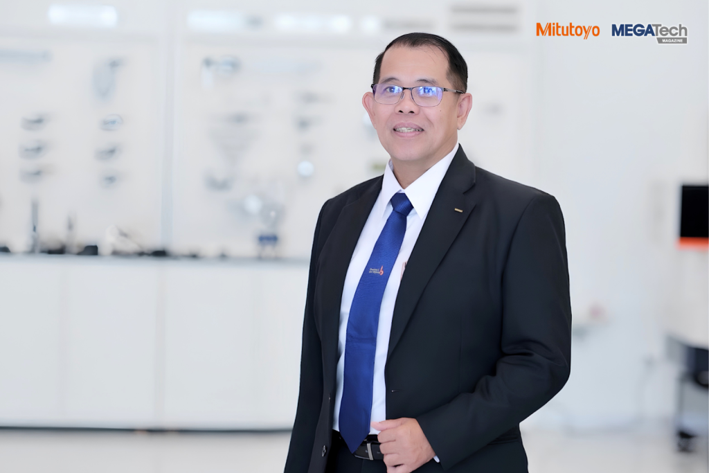 Mr. Kawee Boonsuwan, General Manager of Mitutoyo (Thailand) Co., Ltd.,  คุณกวี บุญสุวรรณ ผู้จัดการทั่วไป บริษัท มิตูโตโย (ประเทศไทย) จำกัด 