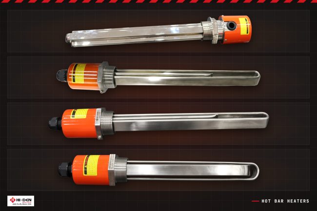 ฮีตเตอร์ท่อแบน HOTBAR HEATER HITEMP จาก บริษัท ไฮ-เด็น ฮีตเทค จำกัด (HI-DEN HEATTECH CO., LTD.)