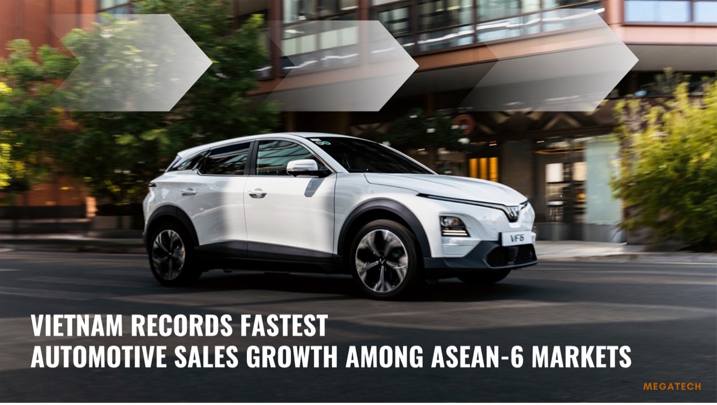 ตลาดรถยนต์เวียดนามโตแรงสุดในอาเซียน-6 EV-ไฮบริดเร่งสปีด ยอดขายครึ่งปีแรกโต 31.1%